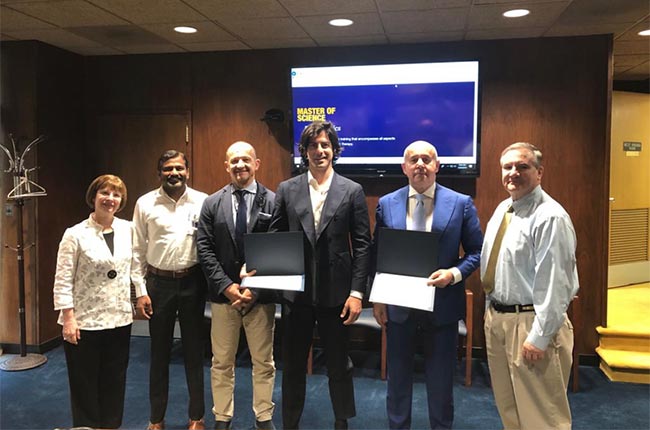 Lezione a West Virginia University - USA